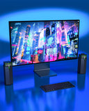 Jeecoo M20 Computer Speakers for PC Desktop Monitor, Bluetooth V5.3 PC Sound Bar - Wired USB-Powered, Superb Stereo Sound, with Gradient RGB Lighting - Combine/Separate to Customize Your Desk