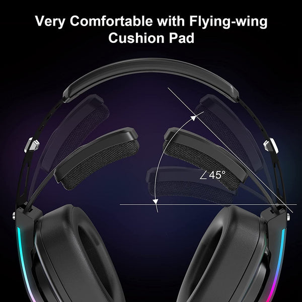 Jeecoo J65 USB Gaming Headset Surround Sound Heavy Bass Headphones